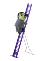 Mr. Halloween Mini Tabletop Climber Frankie - Purple