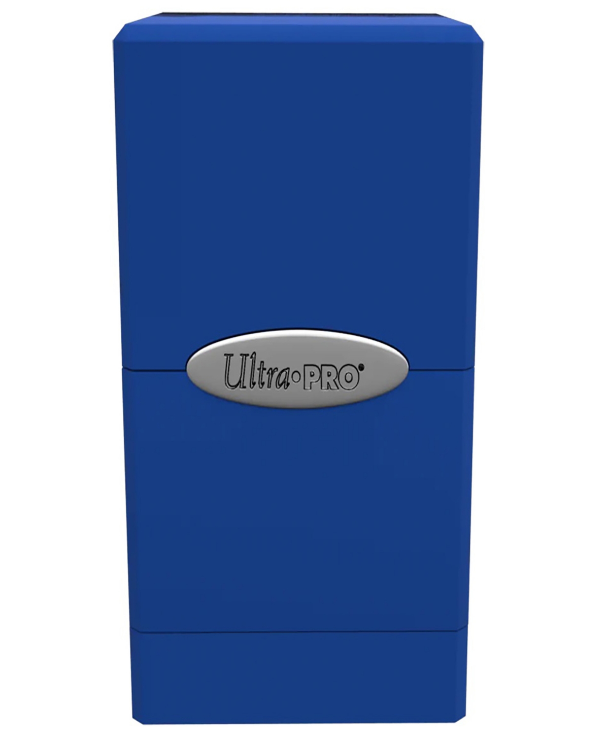 Shop Ultra Pro Classic Blue Satin Tower Deck Box In Multi
