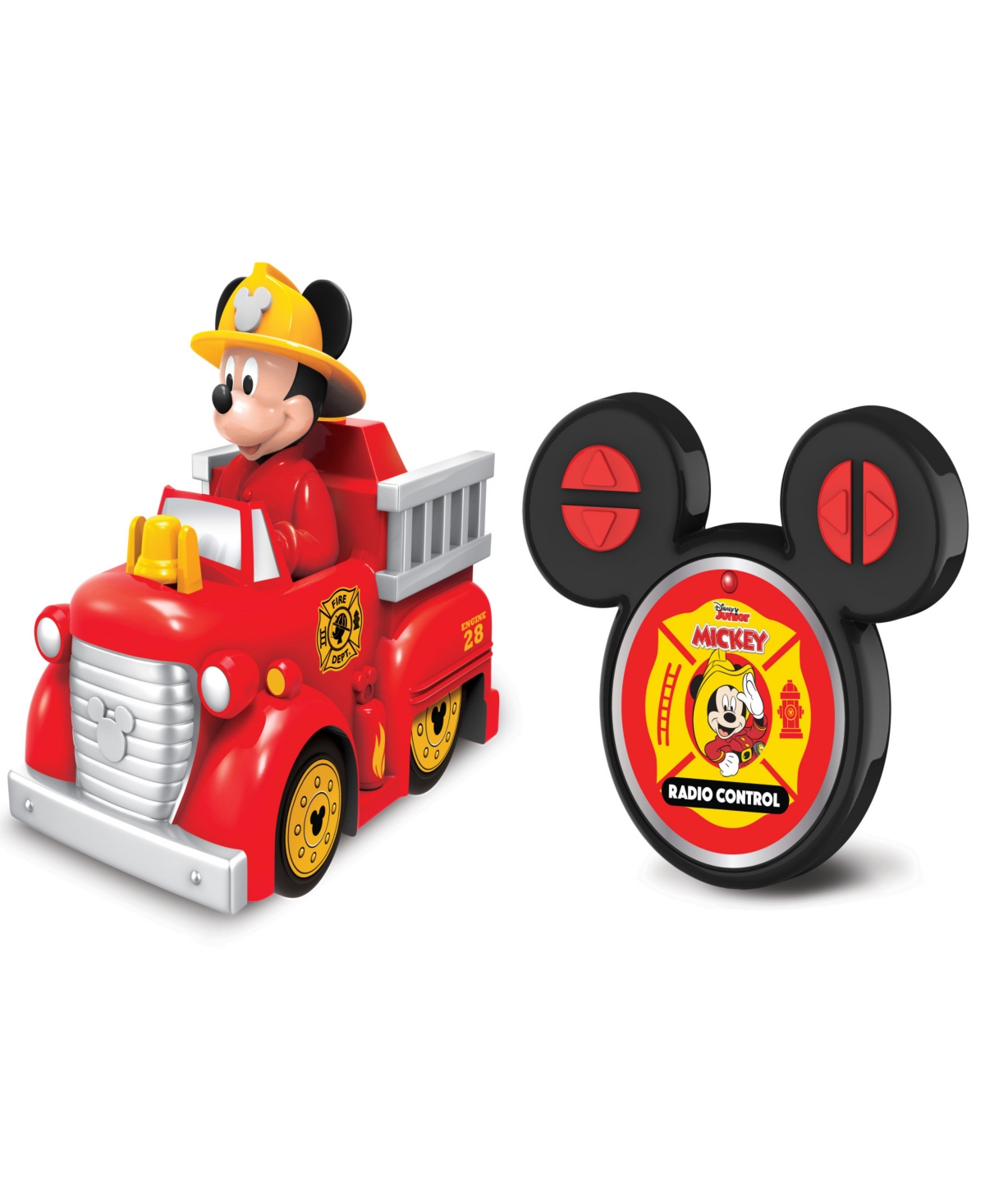 Disney Junior Kids' Mickey's Remote Control Firetruck In Multi