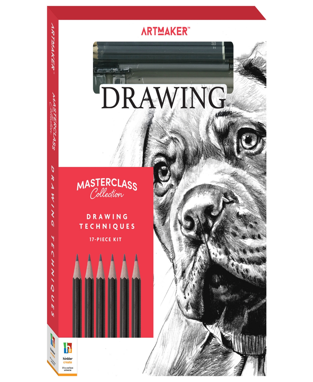 Art Maker Kids' Master Class Collection- Drawing Techniques Kit In Multi