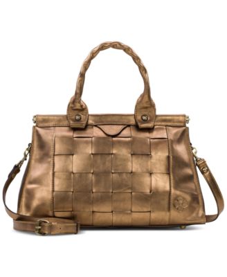 Patricia Nash - Zaragoza Large Metallic Leather Satchel