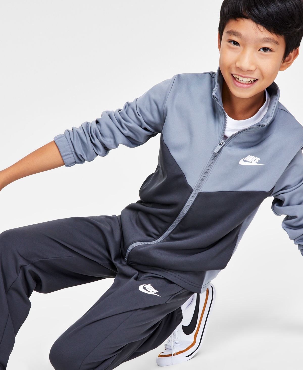 Nike Sportswear Big Kids Tracksuit, 2 Piece Set -anthracite
