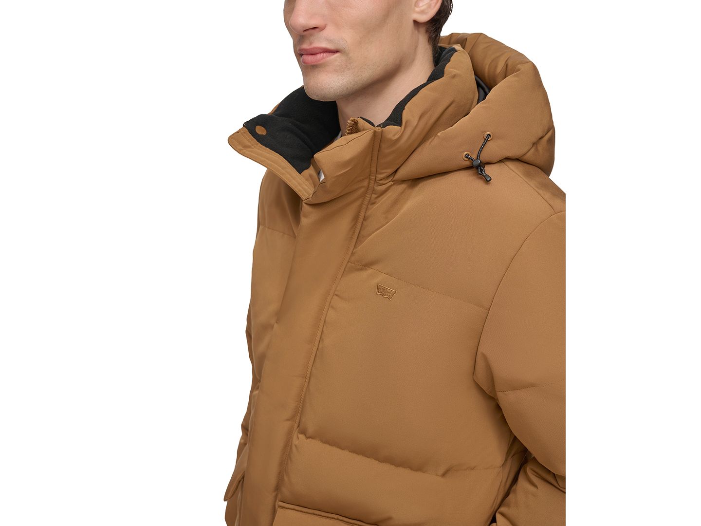 Мужская куртка Levi's Workwear Hooded, цвет: Коричневый — фото 4
