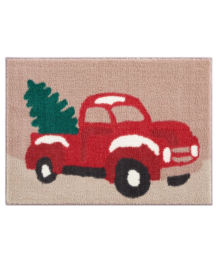 Happy Holidays Trucks 2Pc. Bath Rug Set Macy's