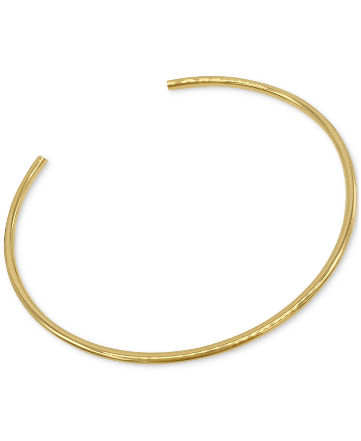 Adornia Stainless Steel Classic Thin Cuff Bracelet - Gold
