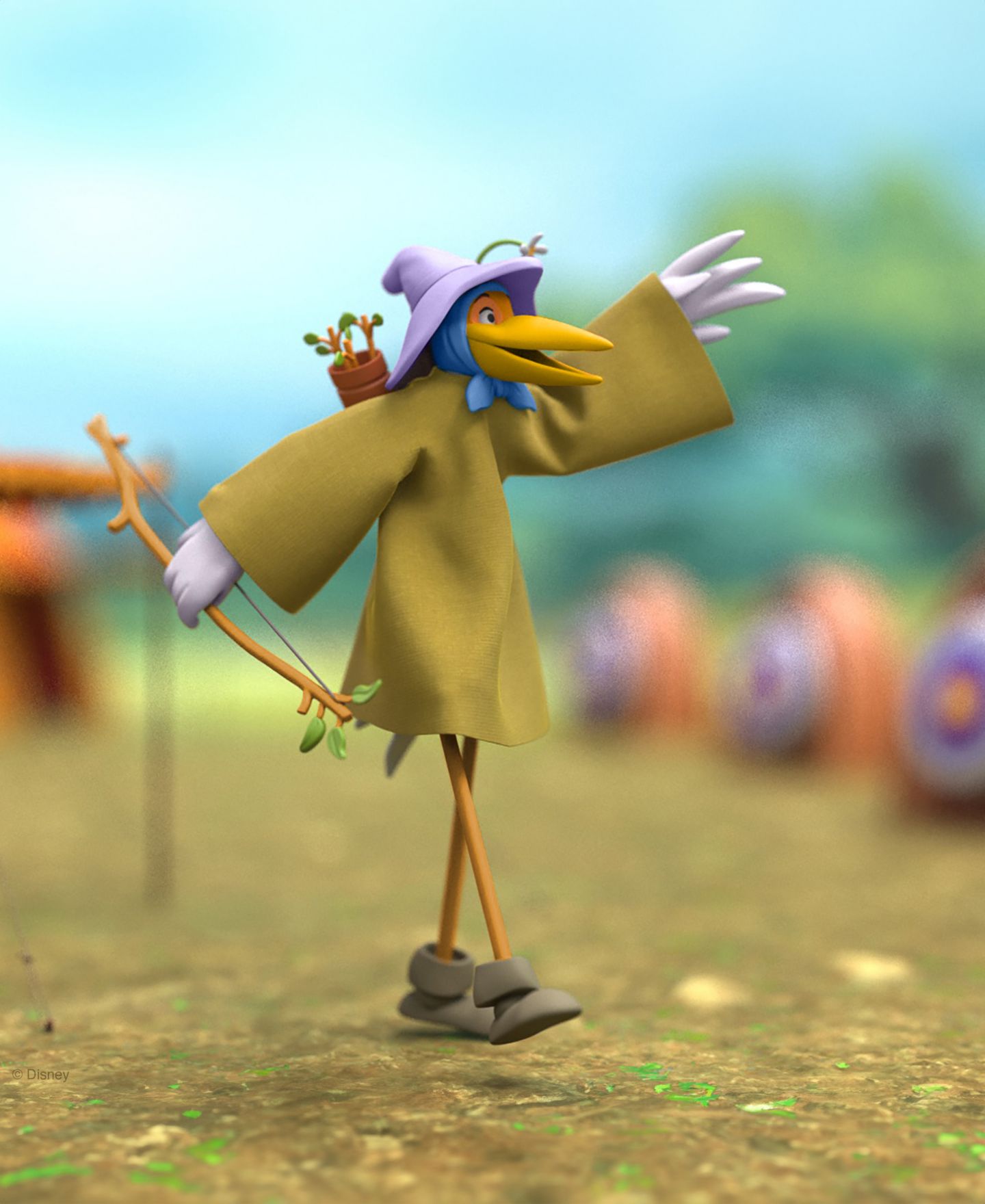 Детская фигурка Super 7 Disney Robin Hood Stork Costume 7" Ultimates, Action Figure — фото 3