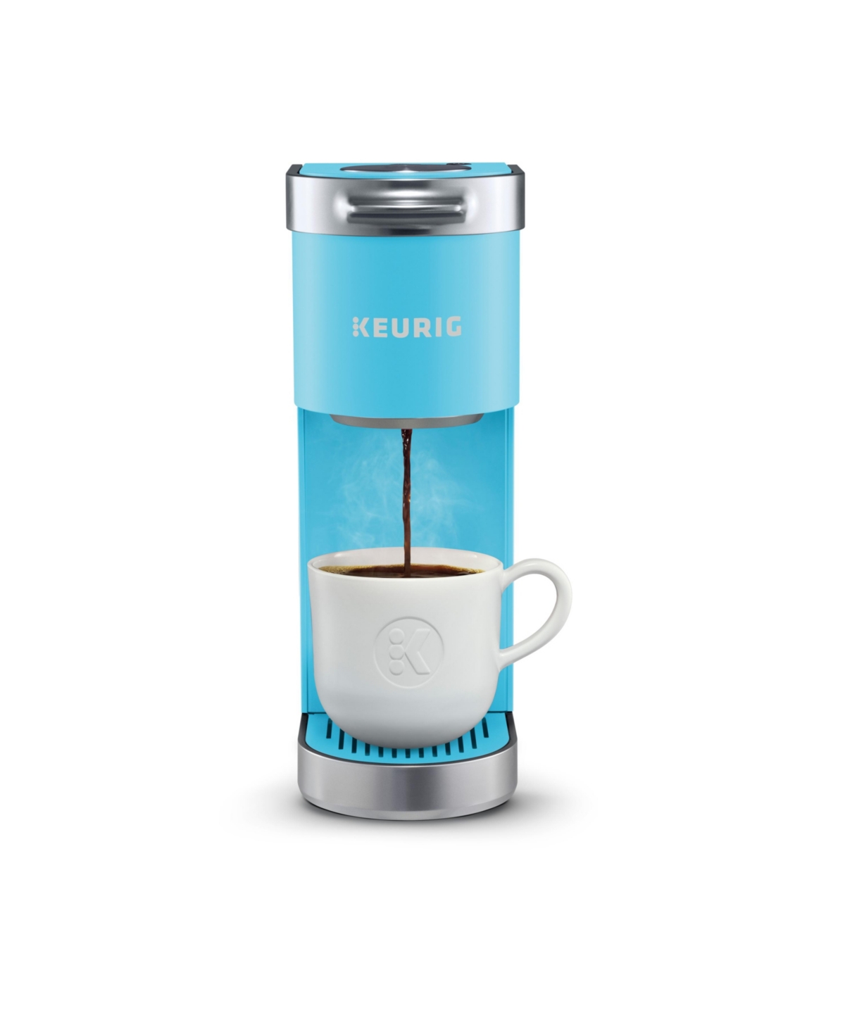 Shop Keurig K-mini Plus Compact Single-serve Coffee Maker In Aqua