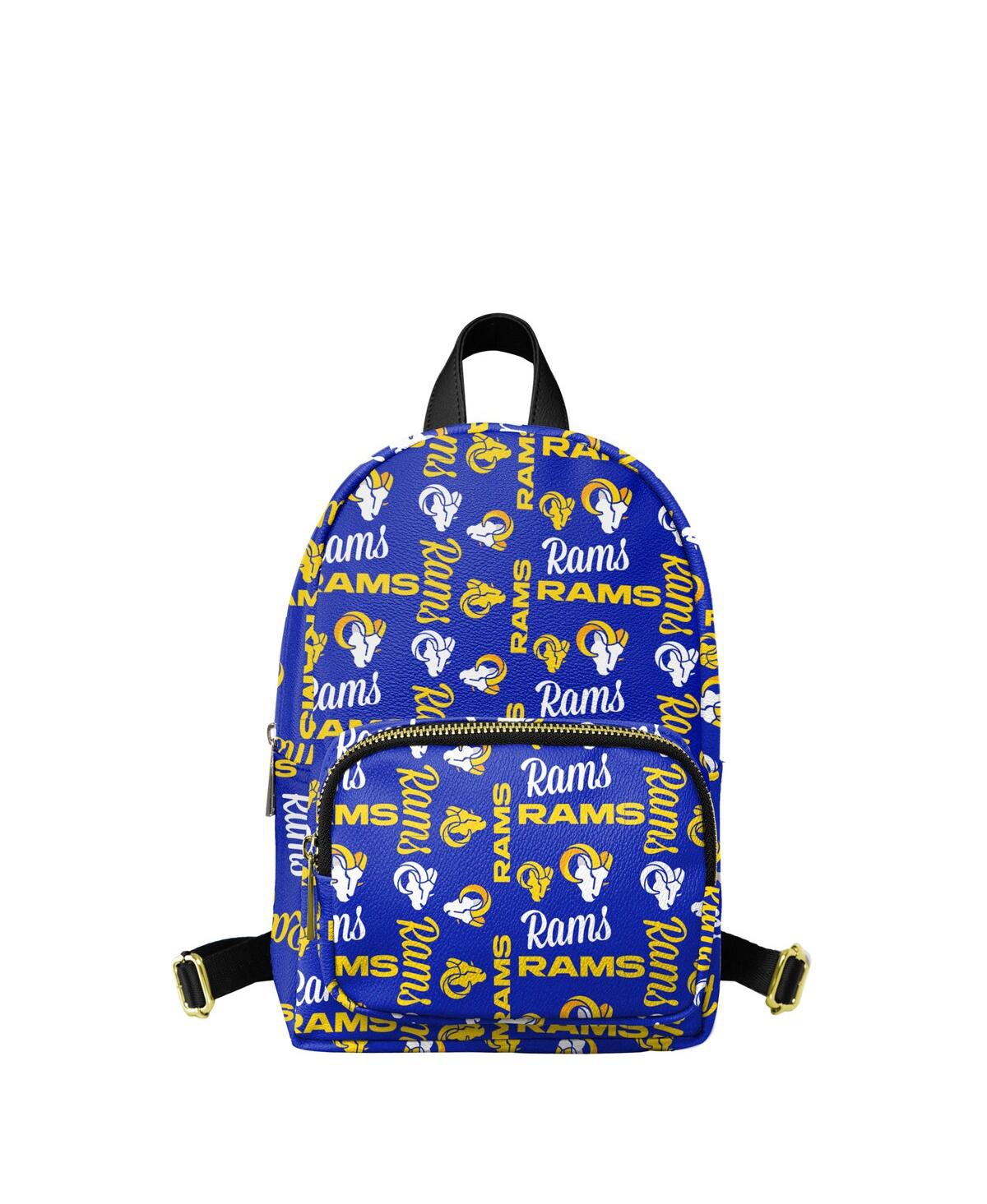 Foco Kids' Youth Boys And Girls  Royal Los Angeles Rams Repeat Brooklyn Mini Backpack