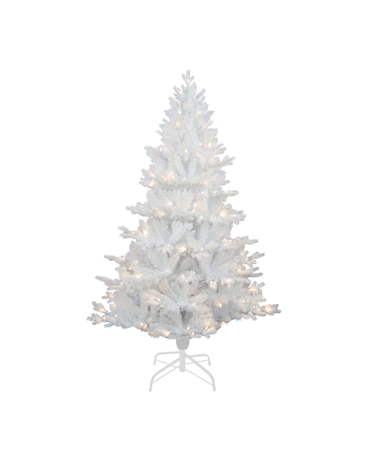 Shop Kurt Adler 5' Pre-lit Warm Led Jackson Pine Tree In White