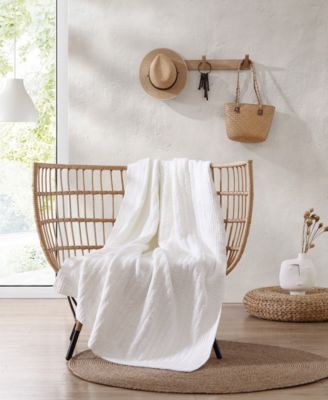 Ribbed Lightweight Throw, 52" x 75"