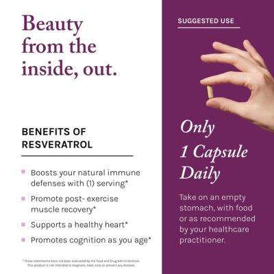 NUTRITION Resveratrol 1,000mg, 60 CT