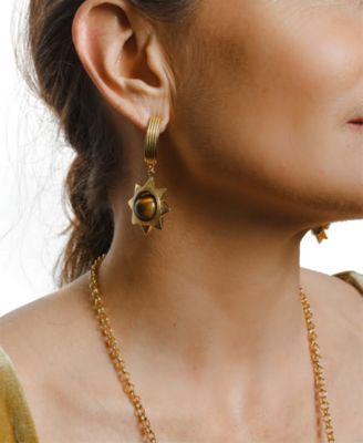 18k Gold-Plated Matahari Sunny Drop Earrings