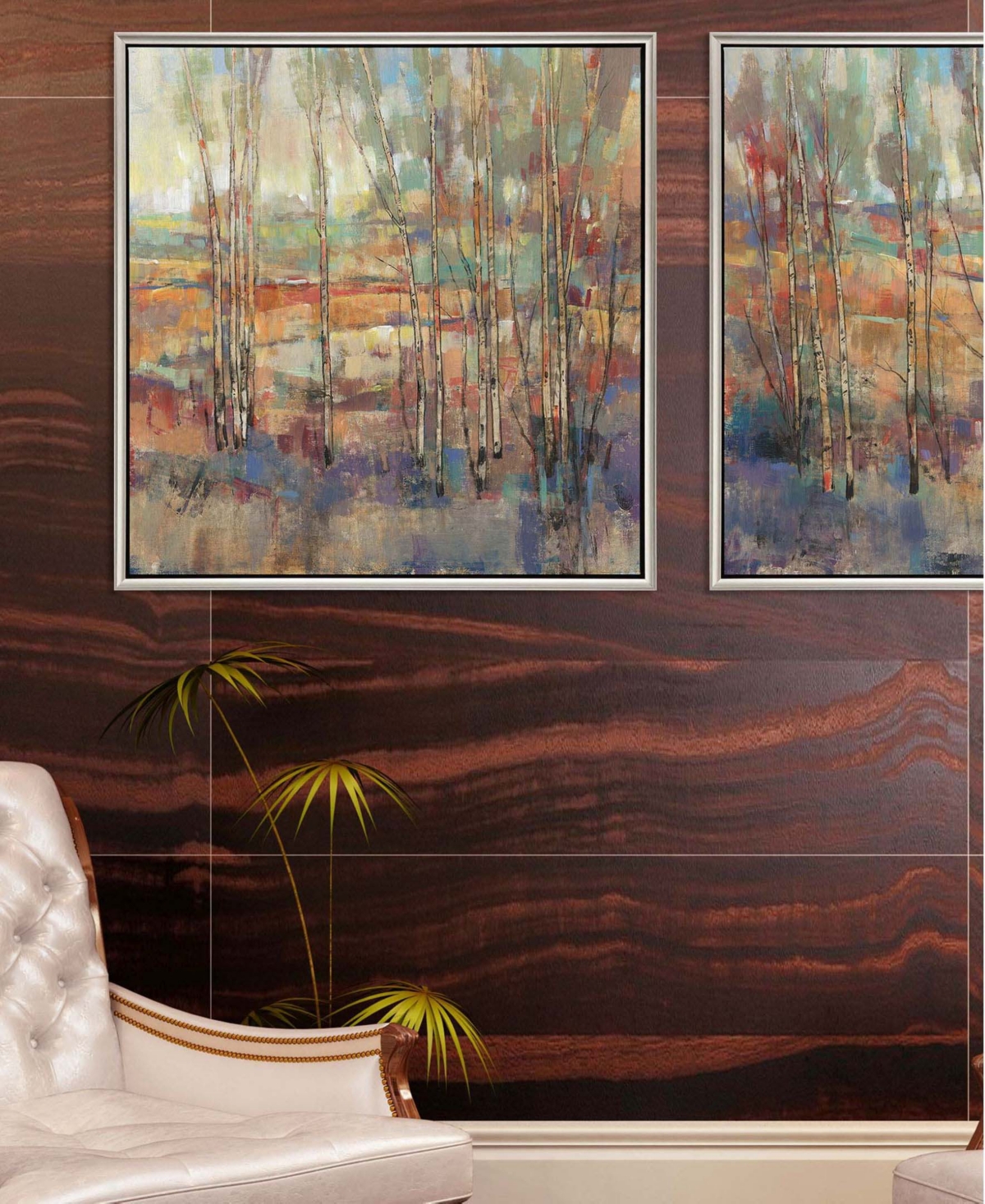 Paragon Picture Gallery Kaleidoscopic Forest I Canvas In Multi
