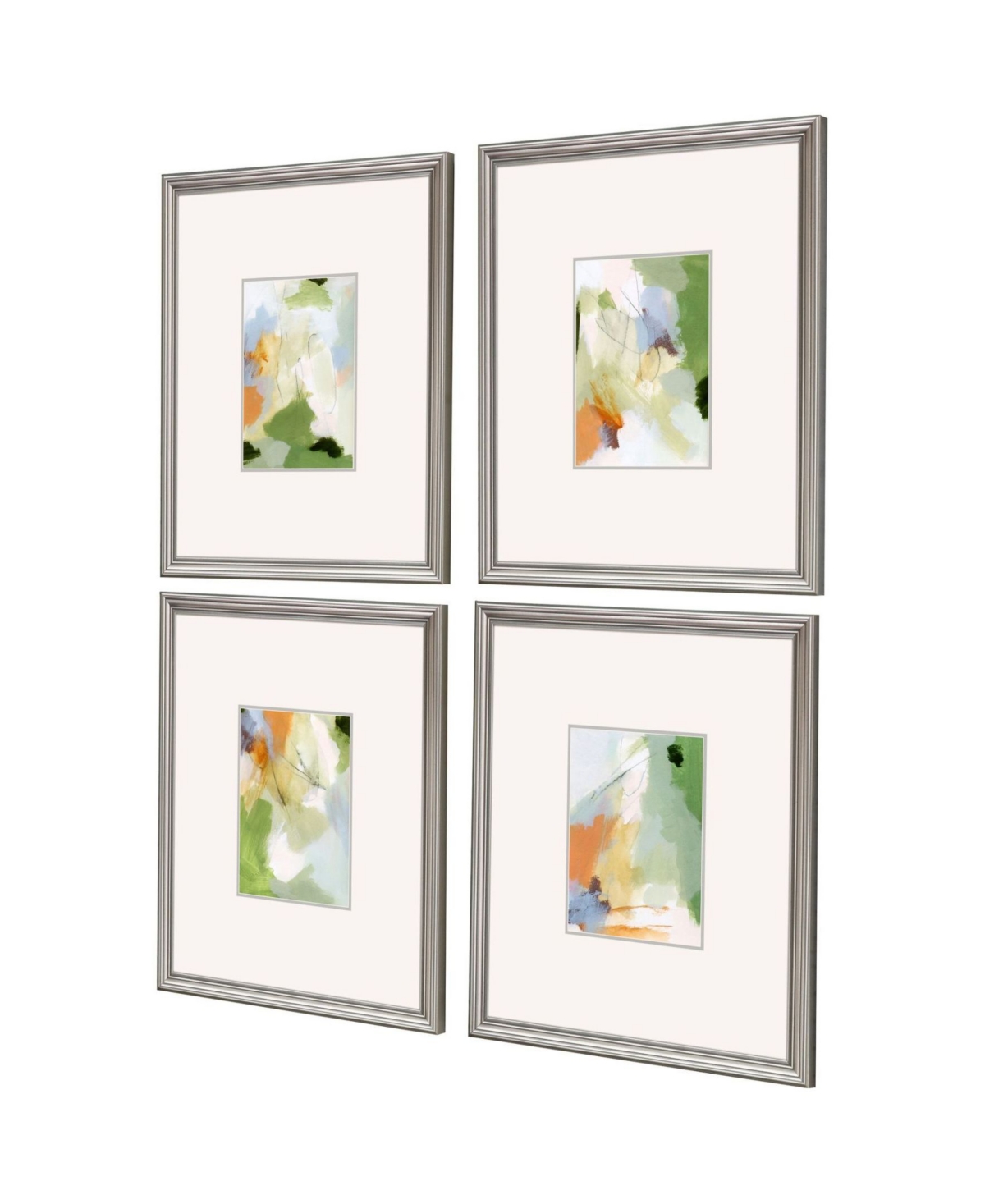 Shop Paragon Picture Gallery Verdure Framed Art, Set Of 4 In Green