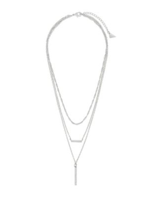 Cubic Zirconia Lottie Layered Necklace