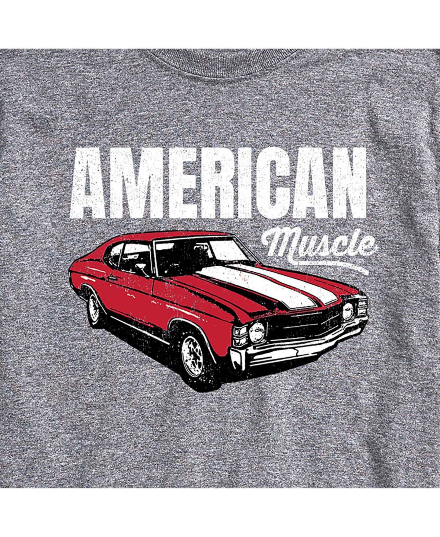 Мужская футболка AIRWAVES American Muscle Car Short Sleeve, цвет: Серый — фото 3