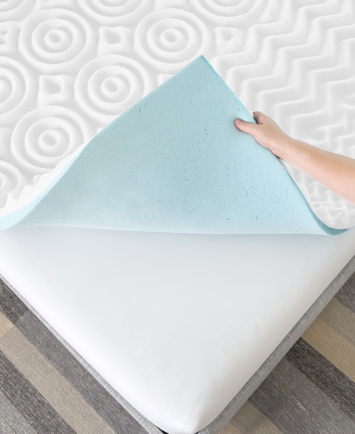 ProSleep 3" Reversible Dual Sided Memory Foam Mattress Topper