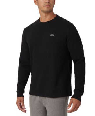 Men's Waffle-Knit Thermal Sleep Shirt