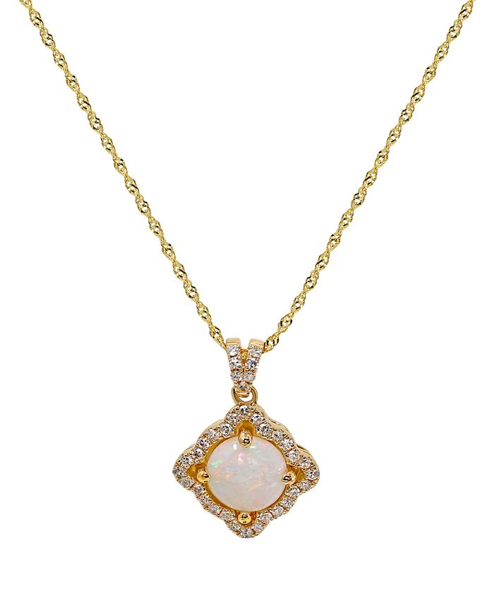 Opal sales necklace macys