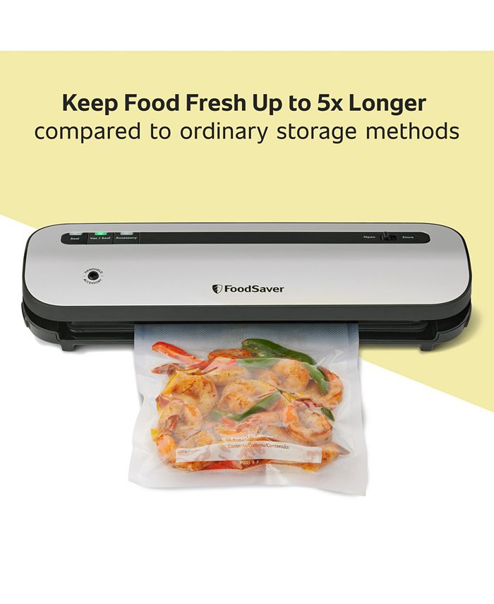 FoodSaver SpaceSaving Vacuum Sealer with Bags, VS1230 Macy's