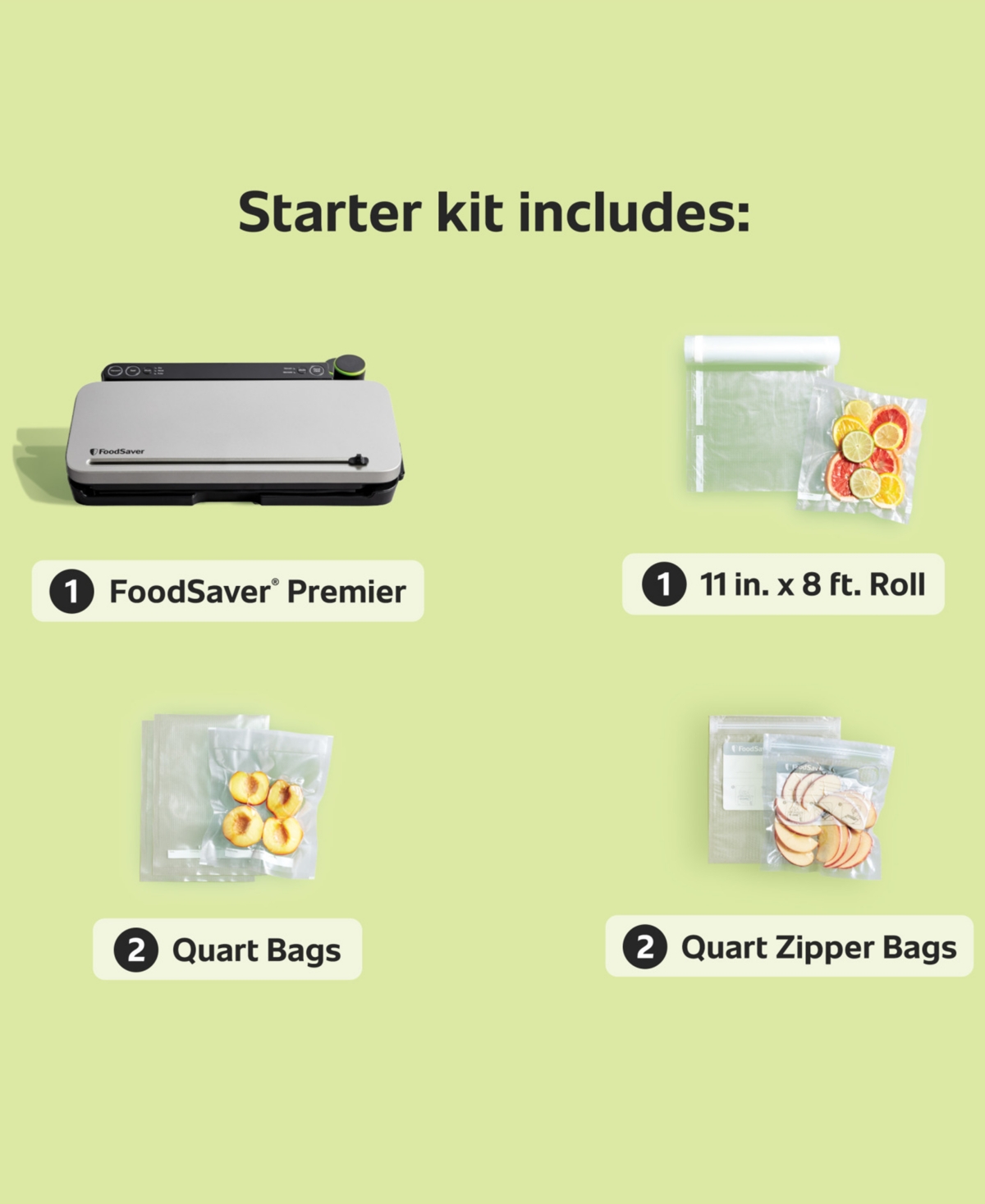 FOODSAVER MULTI-USE VACUUM SEALING FOOD PRESERVATION SYSTEM 