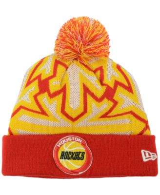New Era - Houston Rockets Glowflake Pom Knit Hat