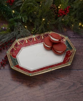 Noel Holiday Large Platter, 16-in x 12-in