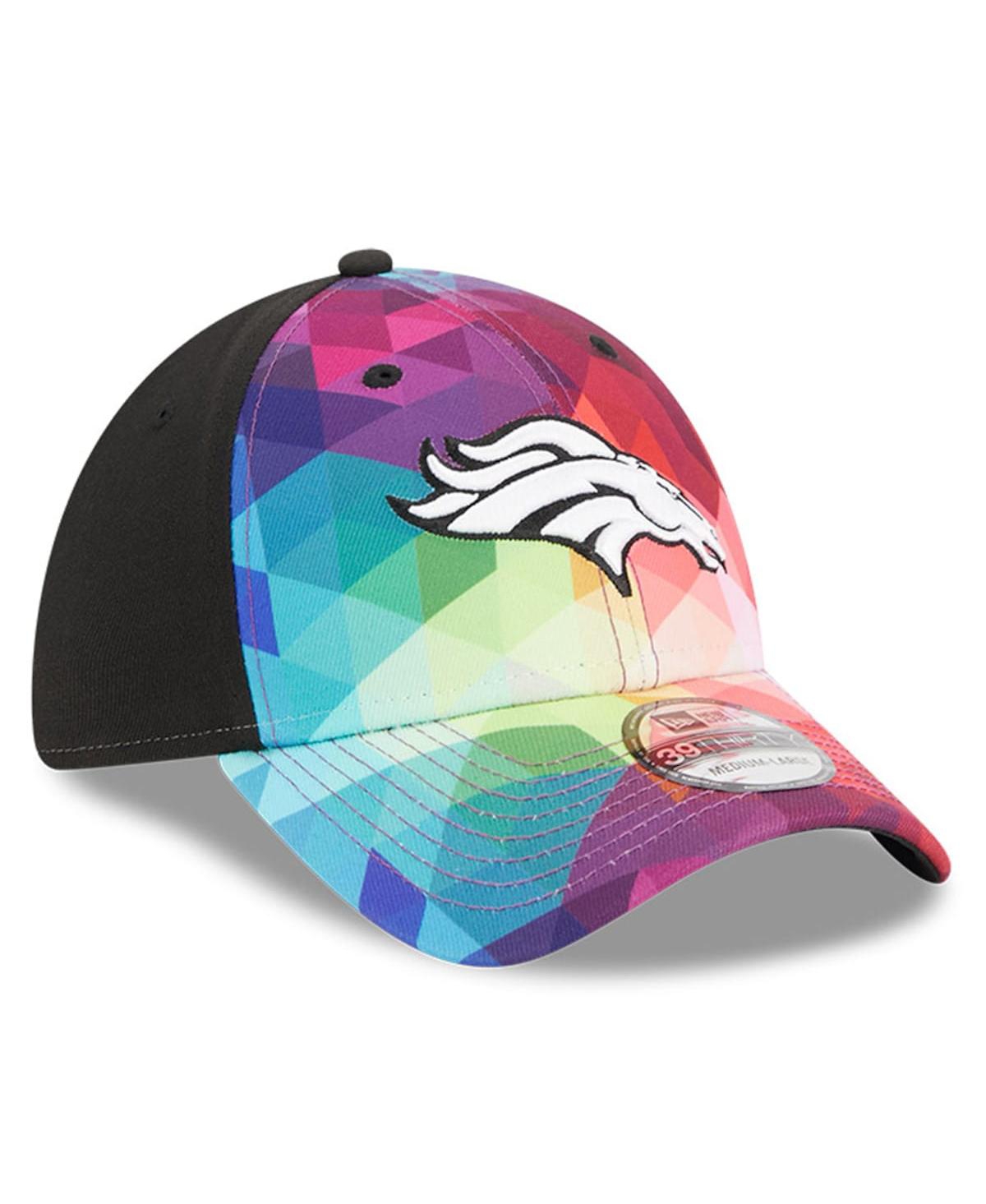 New Era Men's And Women's  Multicolor, Black Denver Broncos 2023 Nfl Crucial Catch 39thirty Flex Hat In Multicolor,black