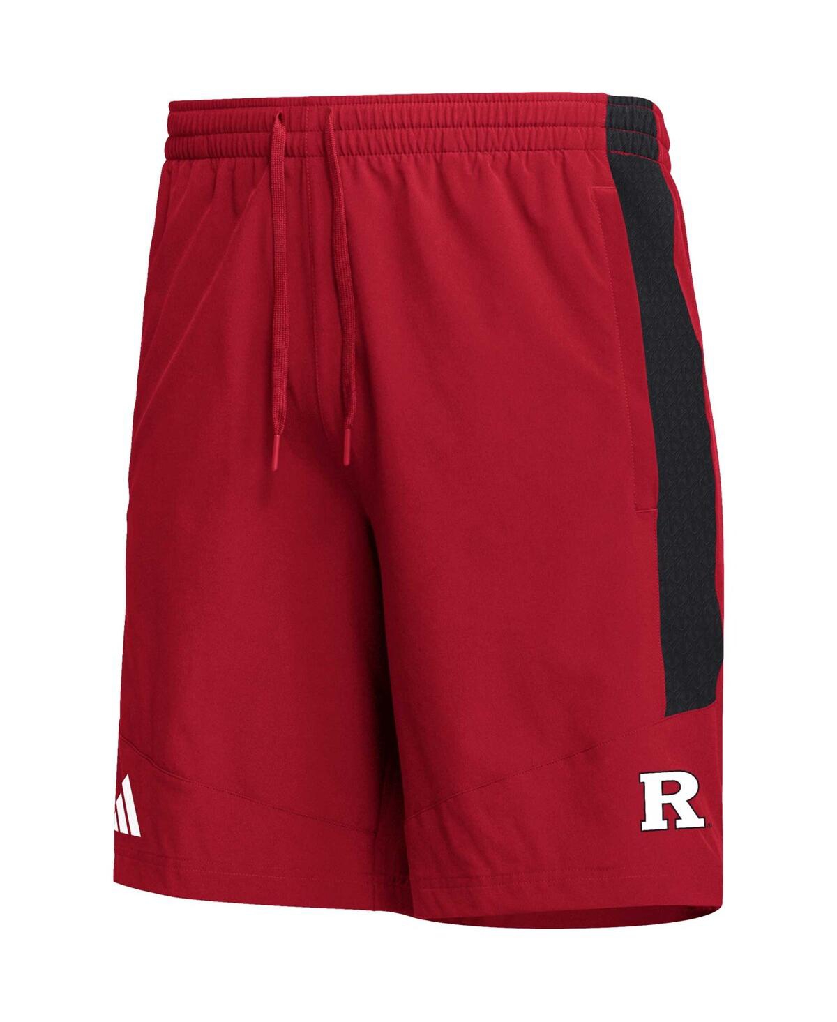 Shop Adidas Originals Men's Adidas Scarlet Rutgers Scarlet Knights Aeroready Shorts