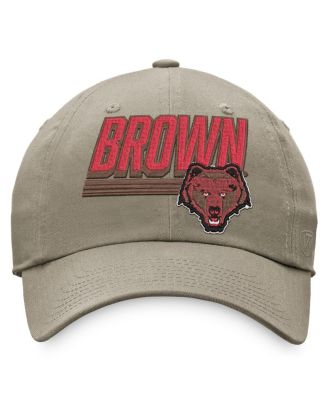 Men's Khaki Brown Bears Slice Adjustable Hat