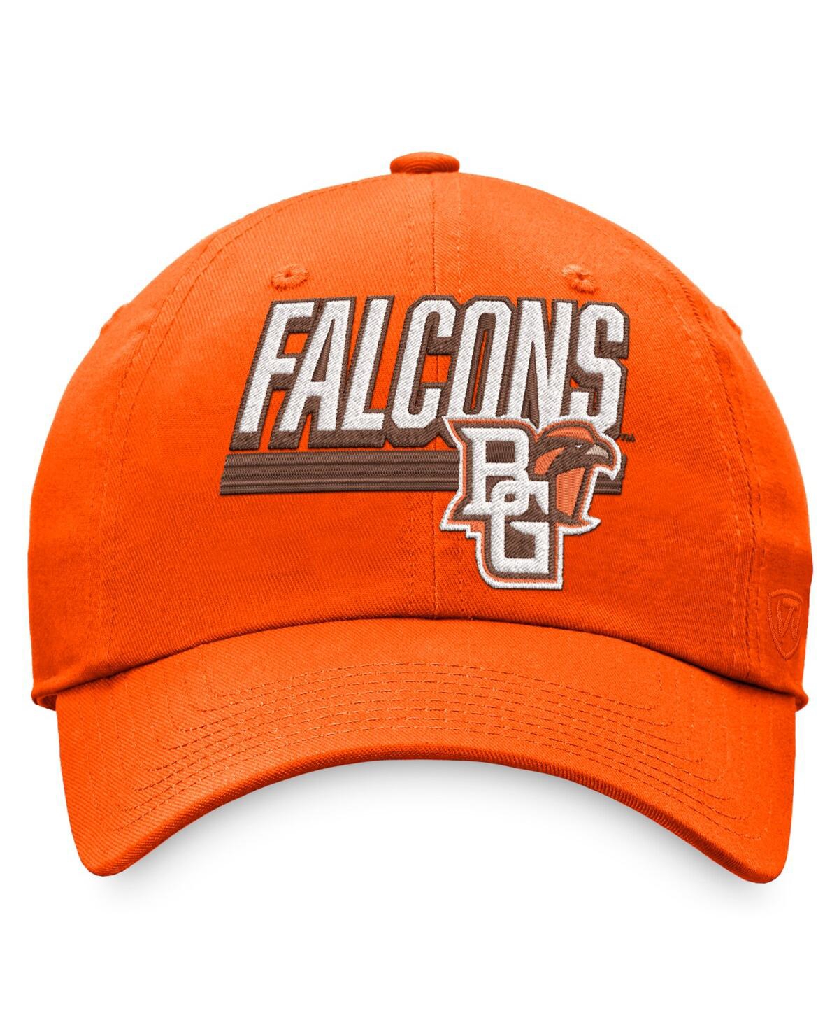 Shop Top Of The World Men's  Orange Bowling Green St. Falcons Slice Adjustable Hat