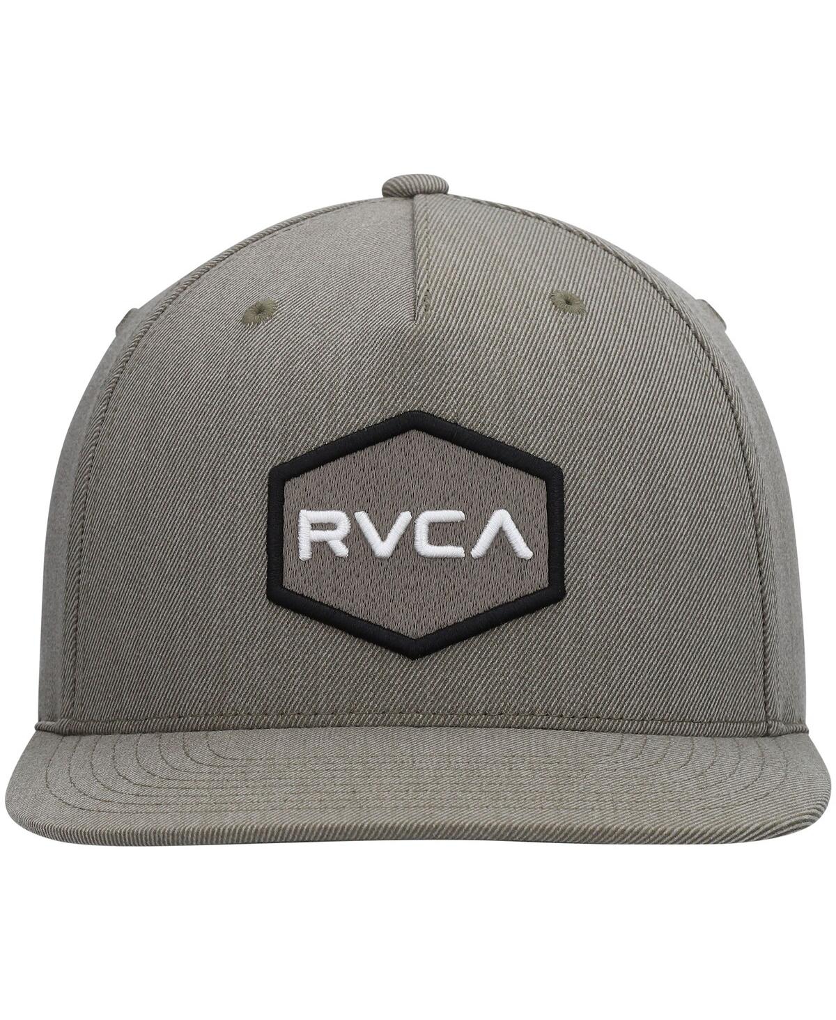 Shop Rvca Men's  Olive Commonwealth Snapback Hat