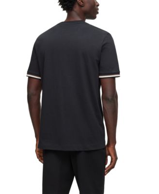 Men's Signature-Stripe Cuffs T-shirt