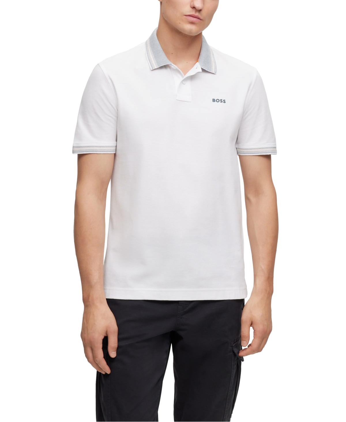 Hugo Boss Polo Paule 4 In White
