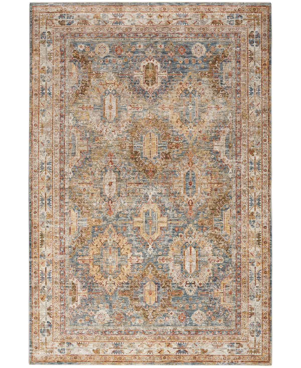 Nourison Home Sahar SHR01 7'10in x 10'4in Area Rug - Blue