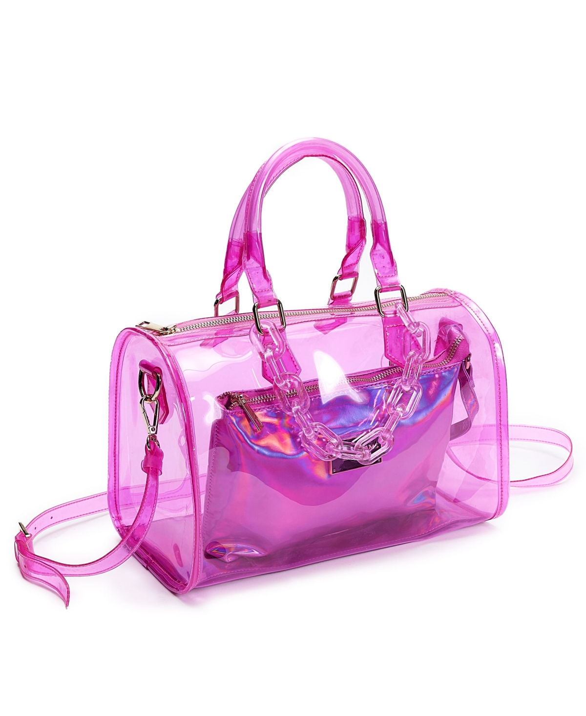 Like Dreams Iced Out Hologram Satchel