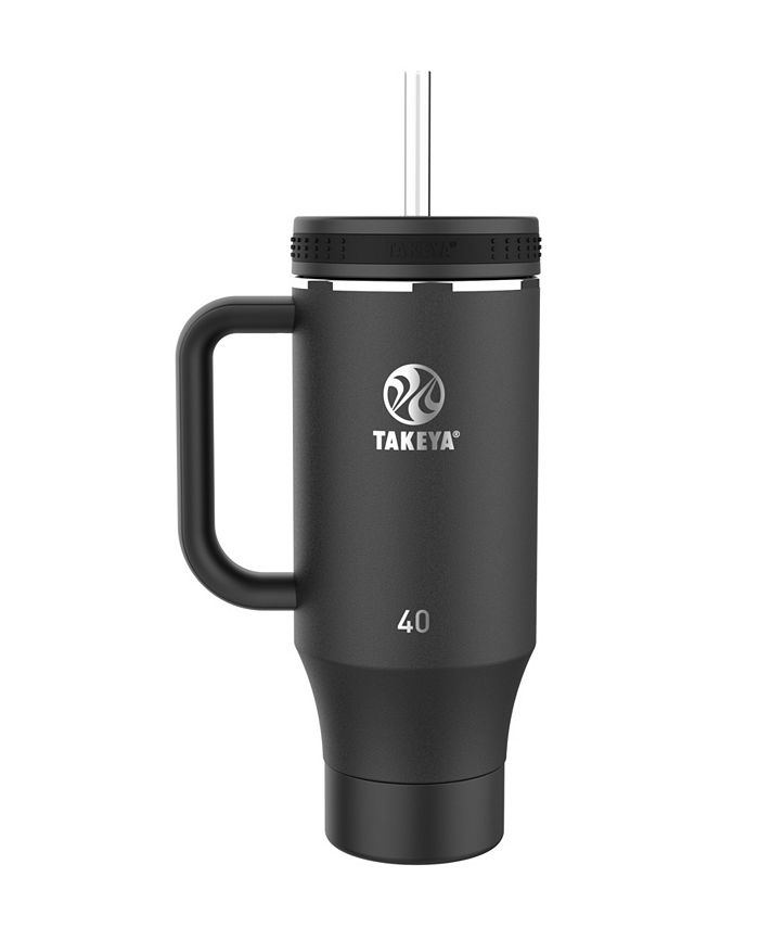 Takeya Travel Mug, Leak-Proof, Onyx, 17 Ounce