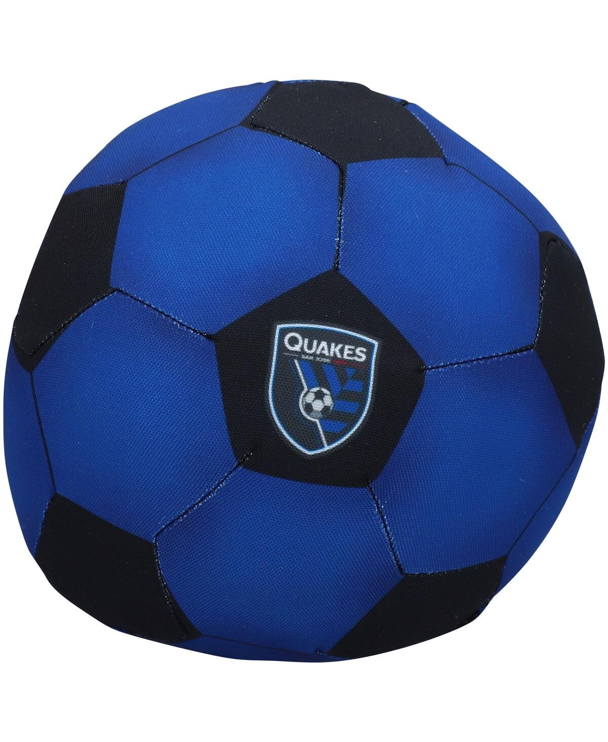San Jose Earthquakes Soccer Ball Plush Dog Toy - Blue