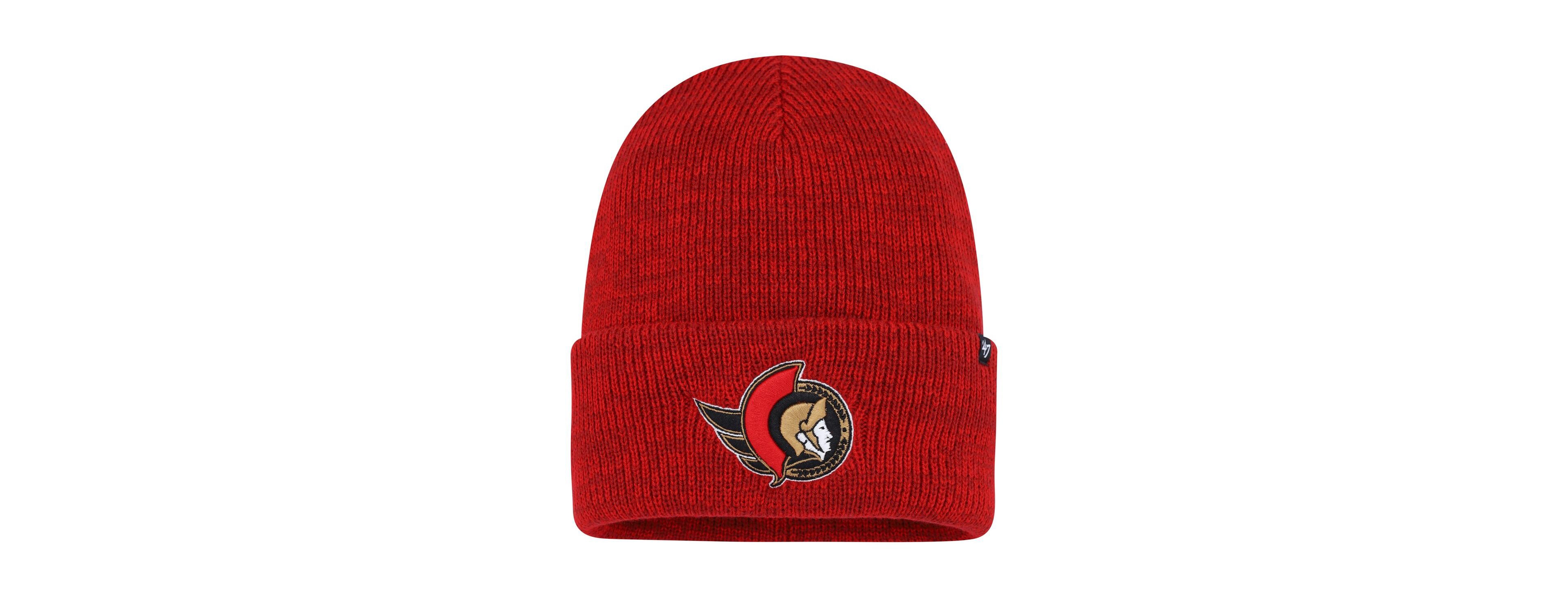 Men's '47 Brand Red Ottawa Senators Brain Freeze Cuffed Knit Hat