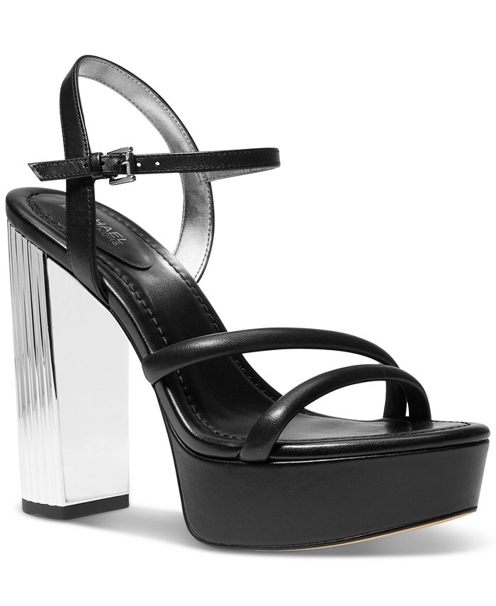 Michael Kors Women's Porter Strappy Platform Dress Sandals - Macy's