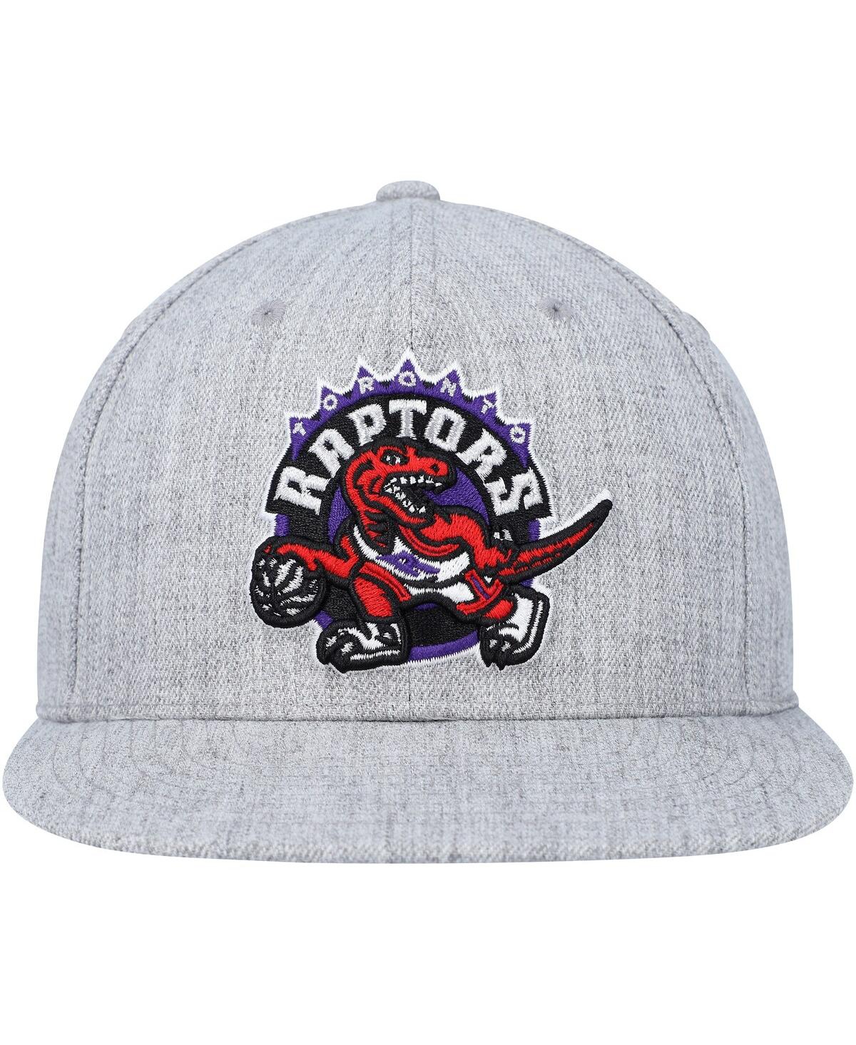 Men's Mitchell & NessToronto Raptors Hardwood Classics 2.0 Snapback Hat - Heather Gray