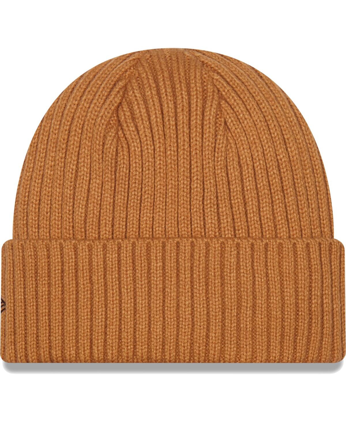 Men's New EraMinnesota Golden Gophers Core Classic Cuffed Knit Hat - Light Brown