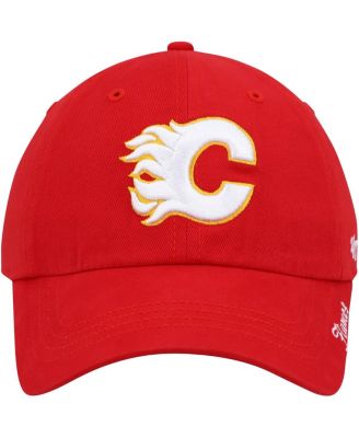 Women's Red Calgary Flames Team Miata Clean Up Adjustable Hat