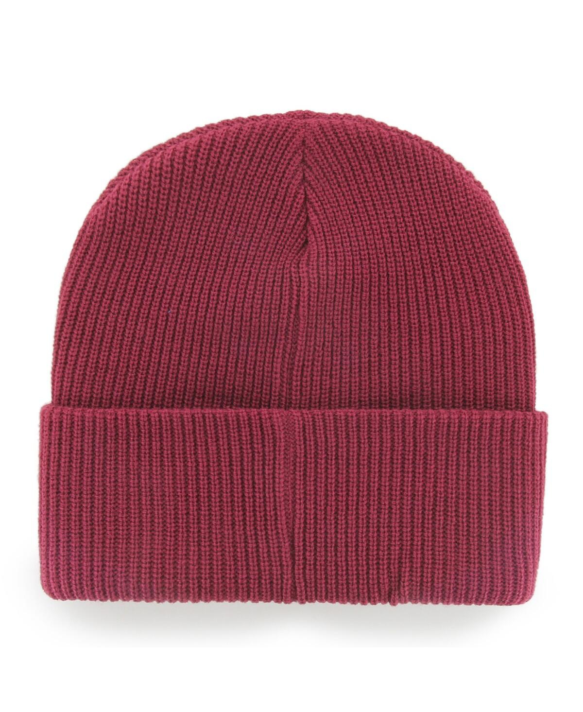 Shop 47 Brand Men's ' Burgundy Washington Commanders Compact Cuffed Knit Hat