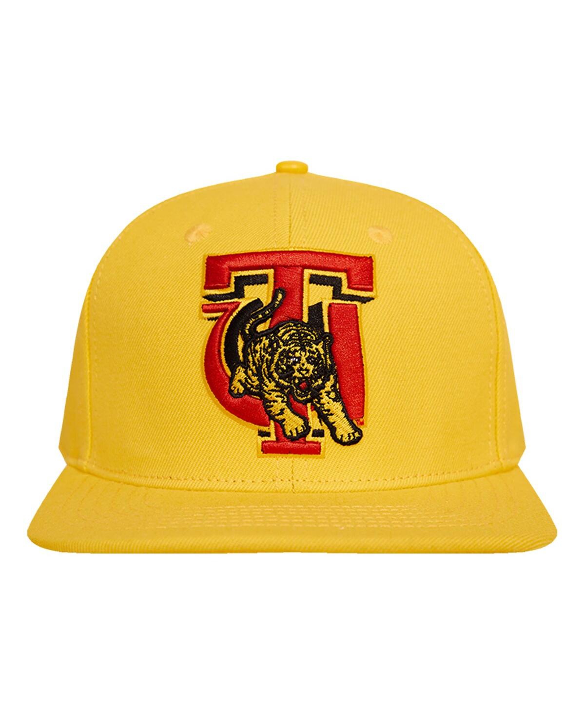 Shop Pro Standard Men's  Gold Tuskegee Golden Tigers Evergreen Tu Snapback Hat