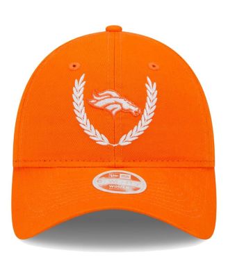 Women's Orange Denver Broncos Leaves 9TWENTY Adjustable Hat