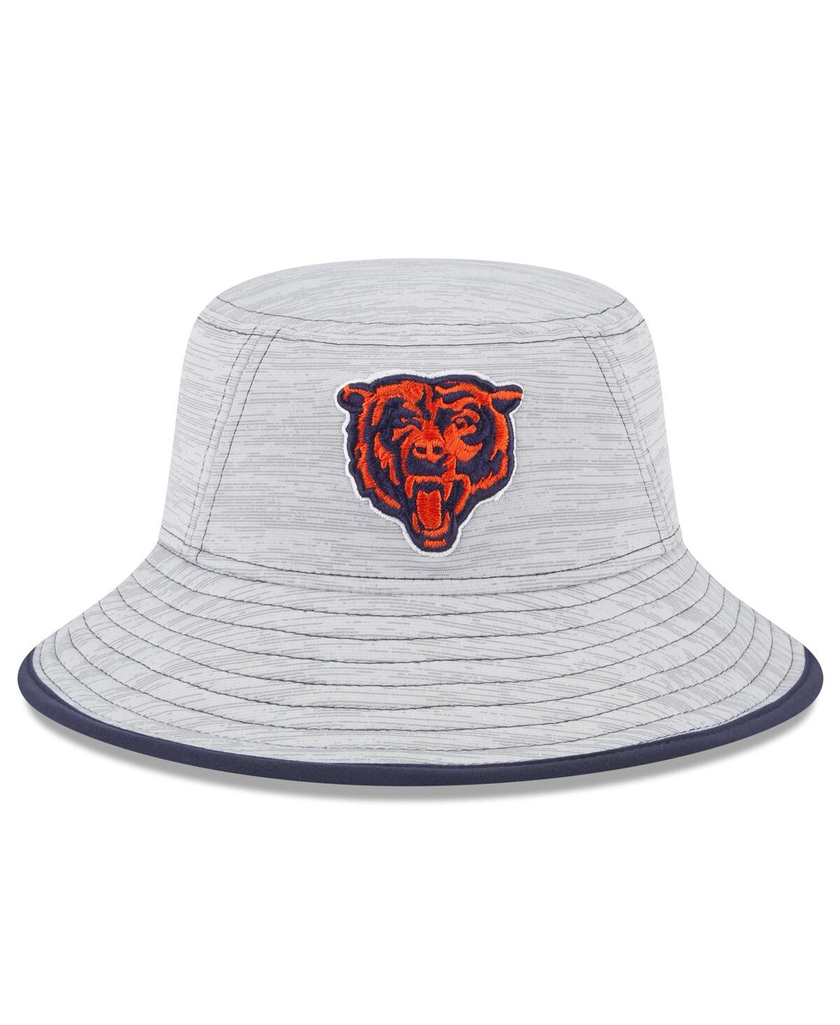 Shop New Era Men's  Gray Chicago Bears Game Bucket Hat