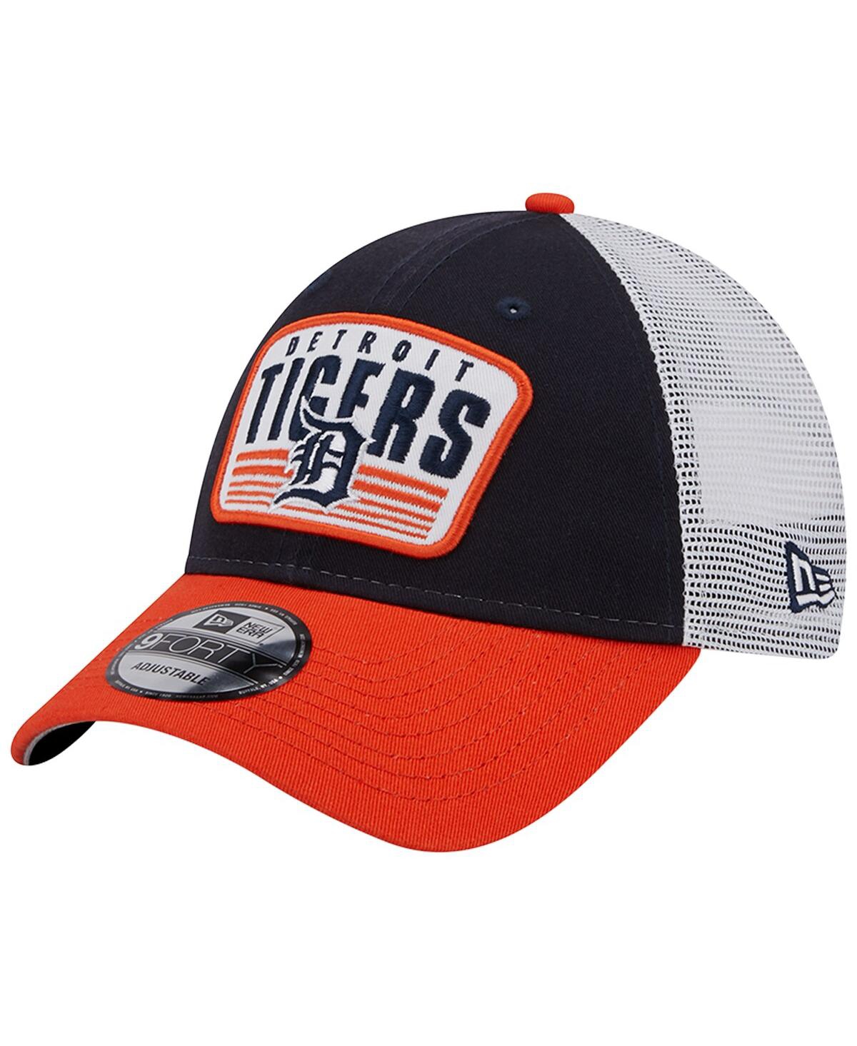 Men's New Era Navy Detroit Tigers Tear Trucker 9FIFTY Snapback Hat