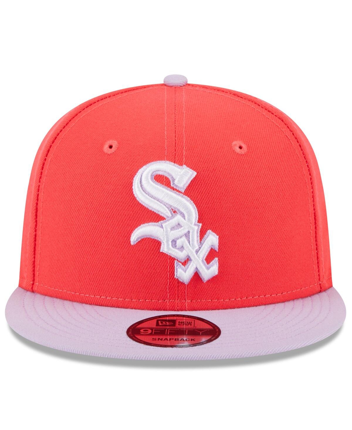 New Era Men's  Red, Purple Chicago White Sox Spring Basic Two-tone 9fifty Snapback Hat In Red,purple