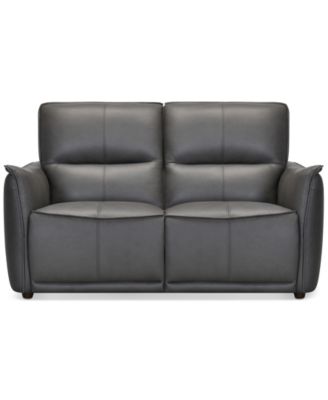 Polner 63" Leather Power Motion Loveseat, Created for Macy's
